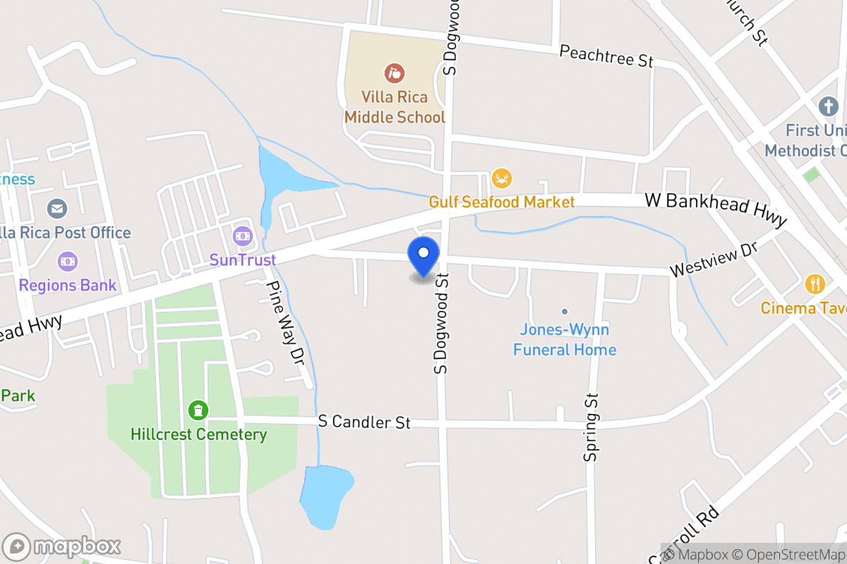 Map of 406 Westview Dr