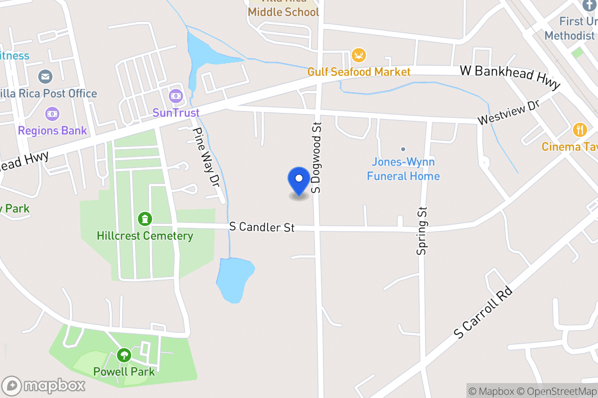 Map of 523 S Dogwood St