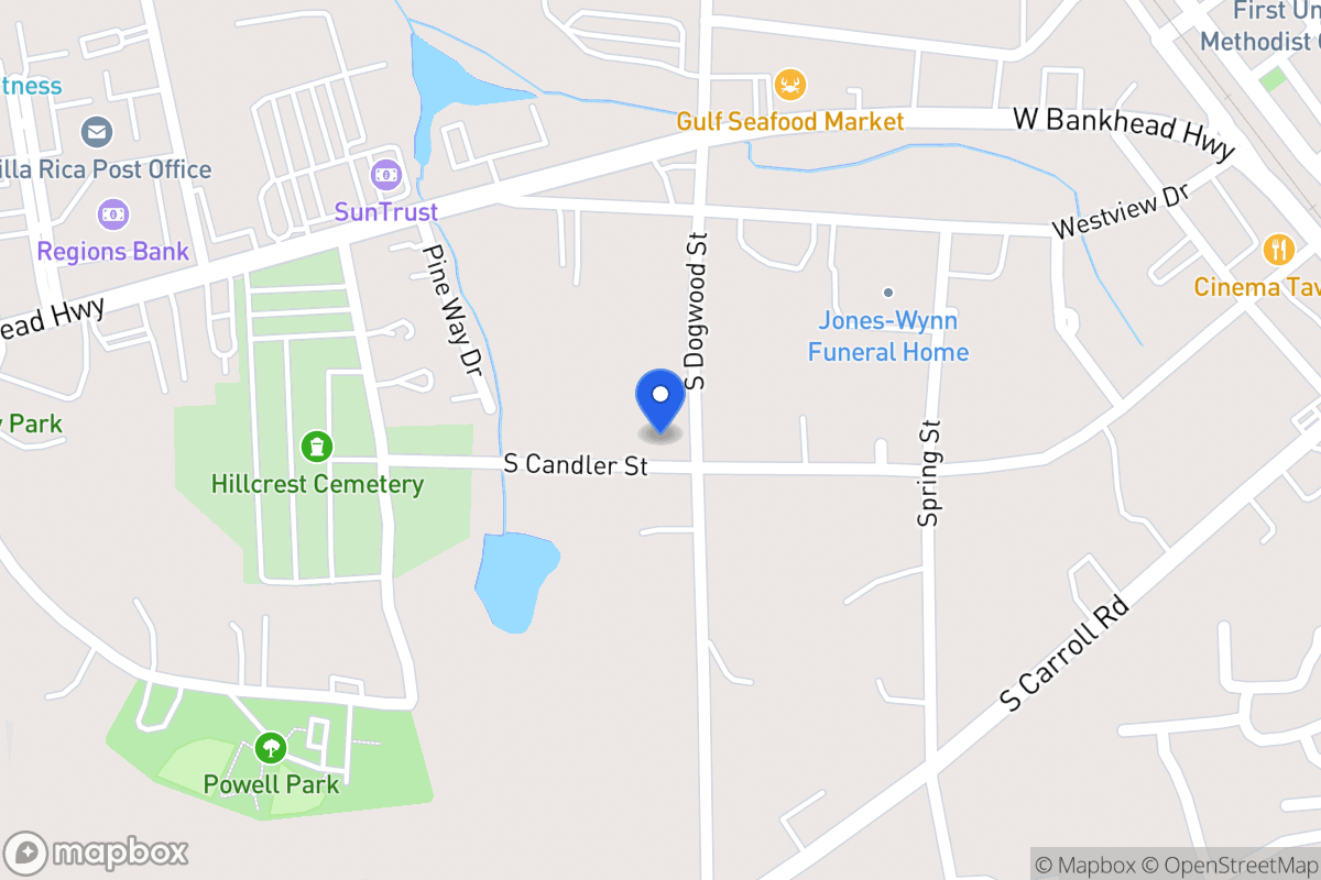 Map of 529 S Dogwood St