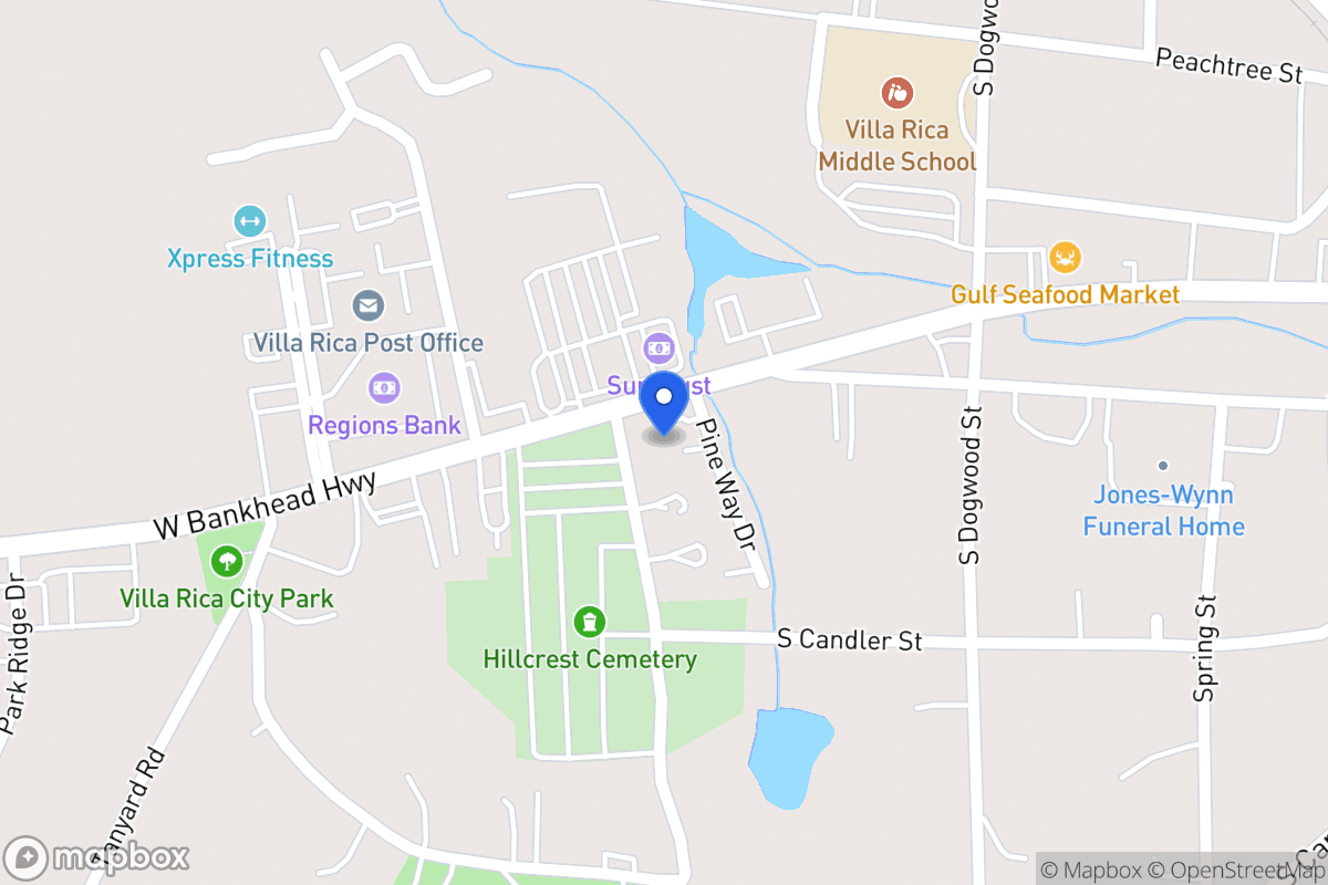 Map of 430 W Bankhead Hwy