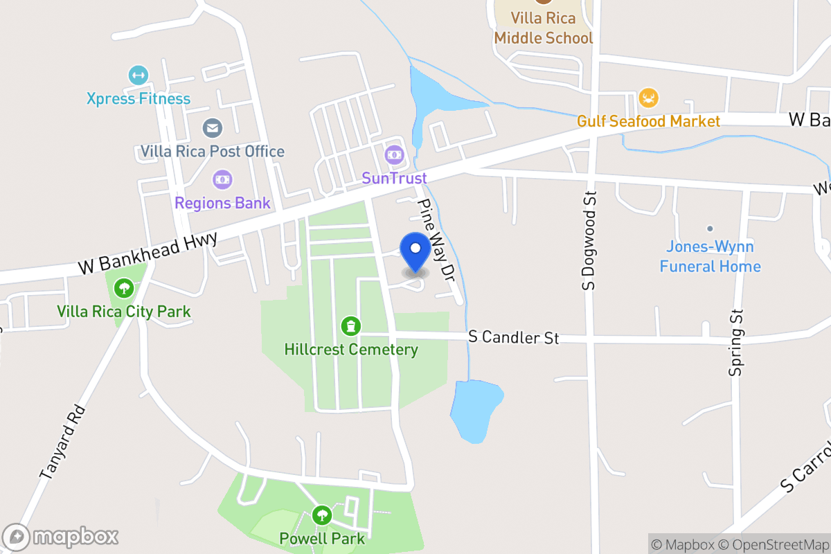 Map of 106 Hillcrest Dr