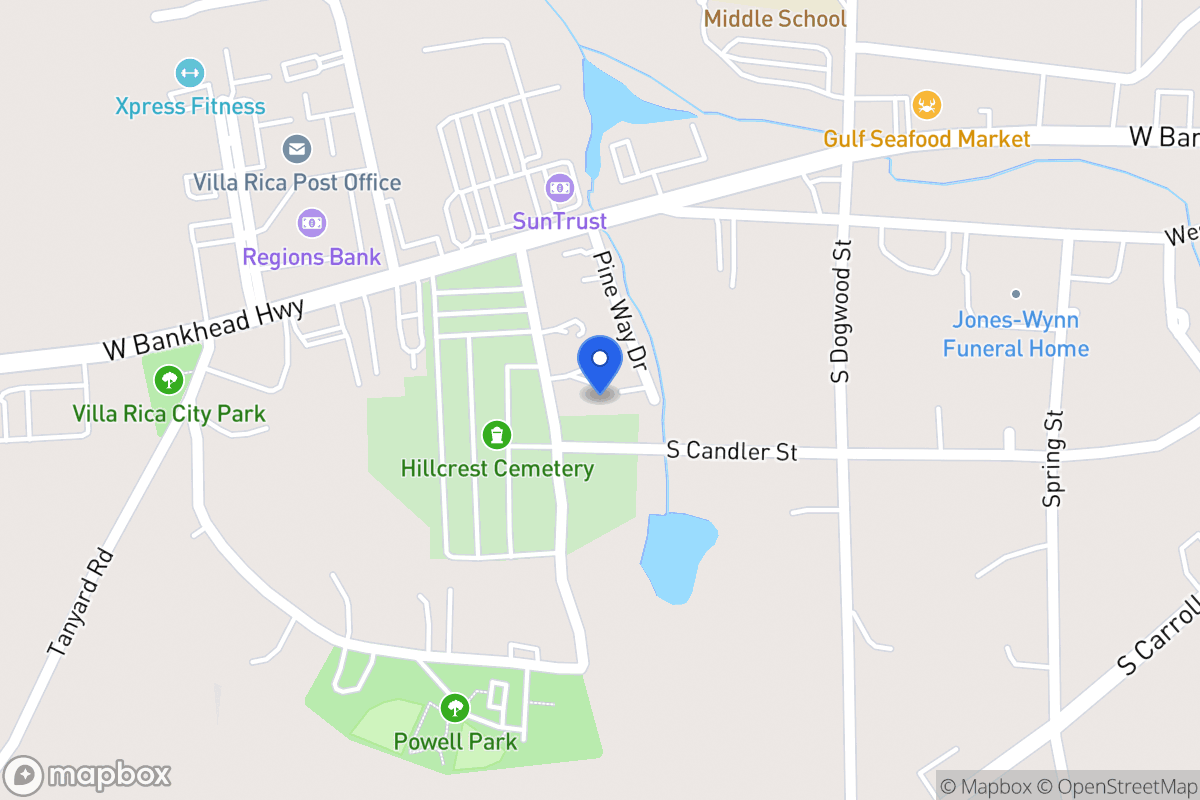Map of 145 Hillcrest Dr