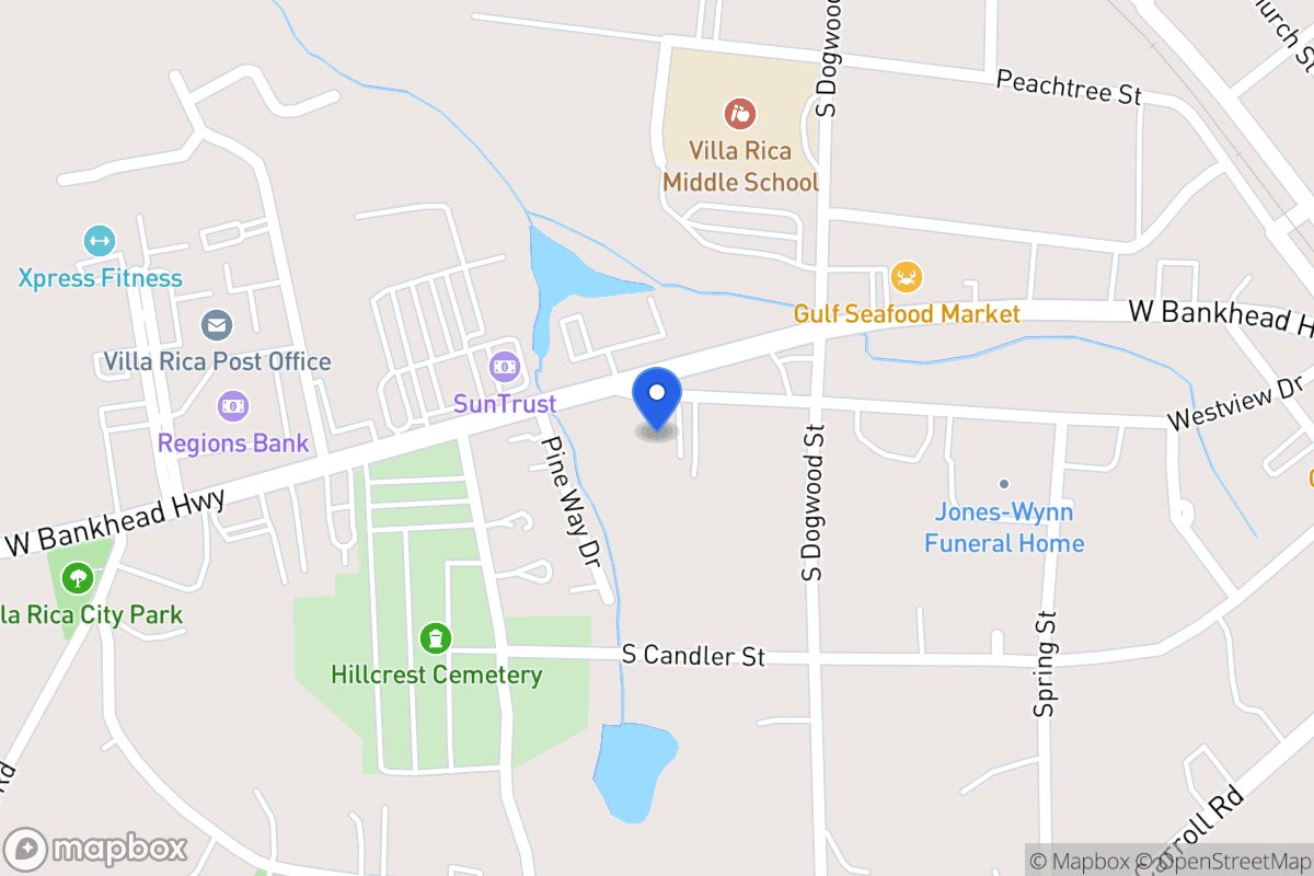Map of 418 Westview Dr