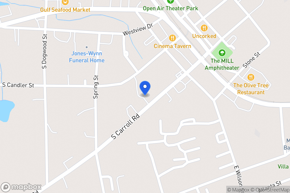 Map of 225 S Carroll Rd