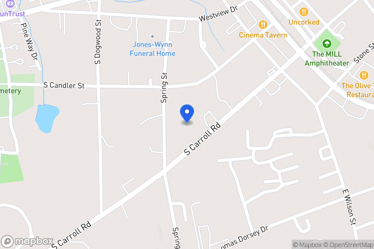 Map of 249 S Carroll Rd
