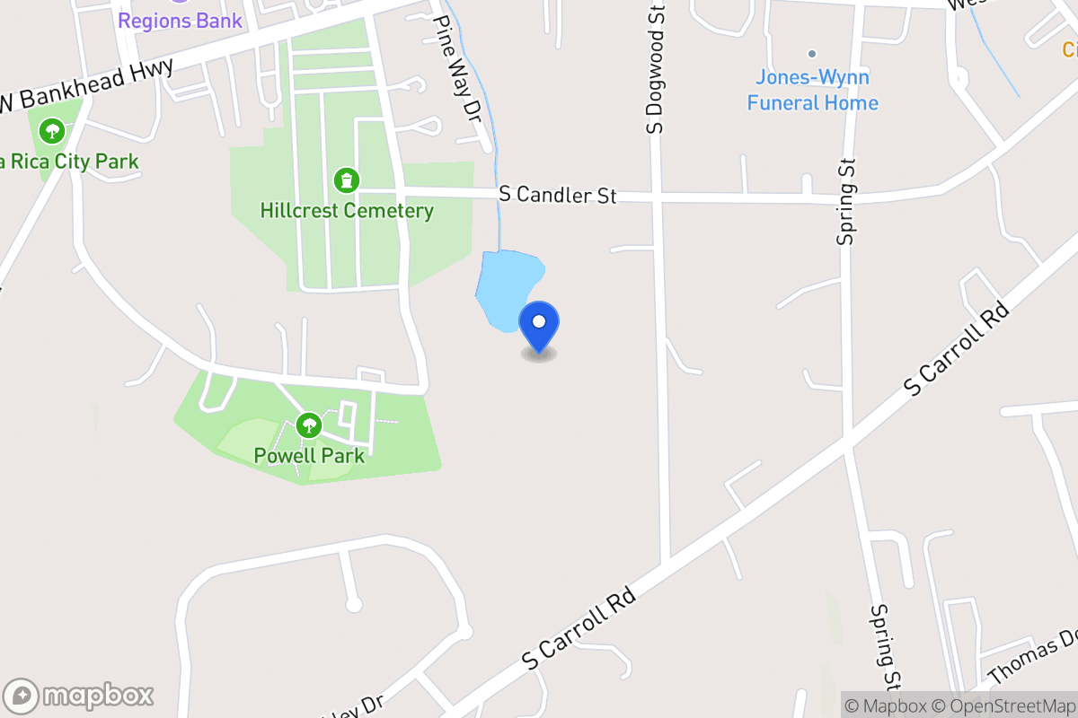 Map of 631 S Dogwood St