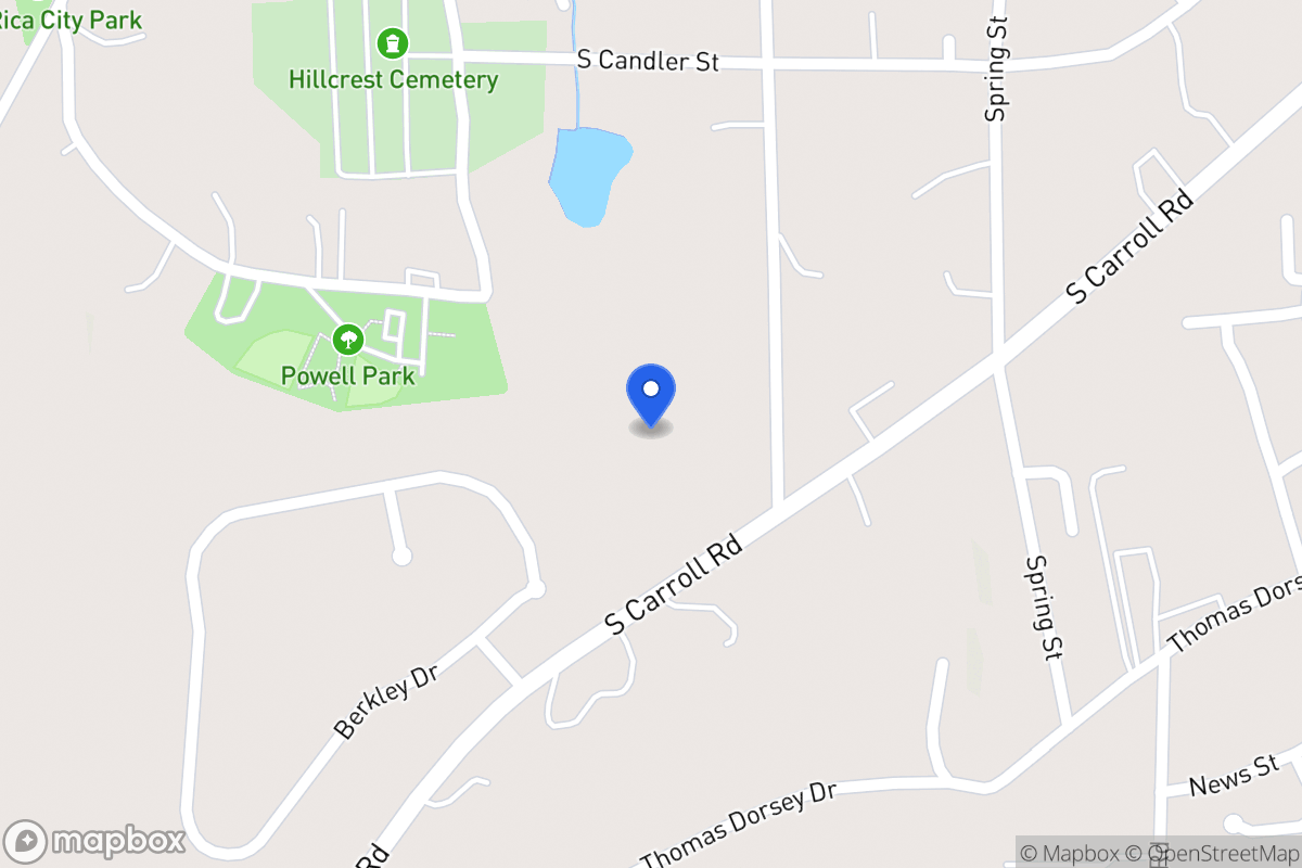 Map of 643 S Dogwood St