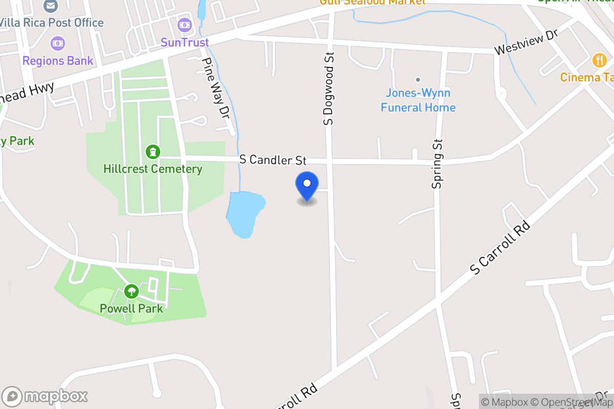 Map of 609 S Dogwood St