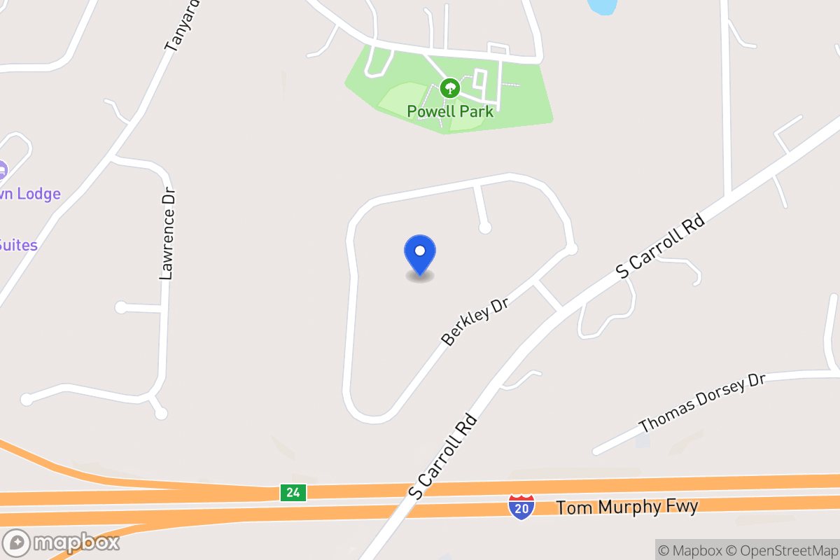 Map of 318 Berkley Dr