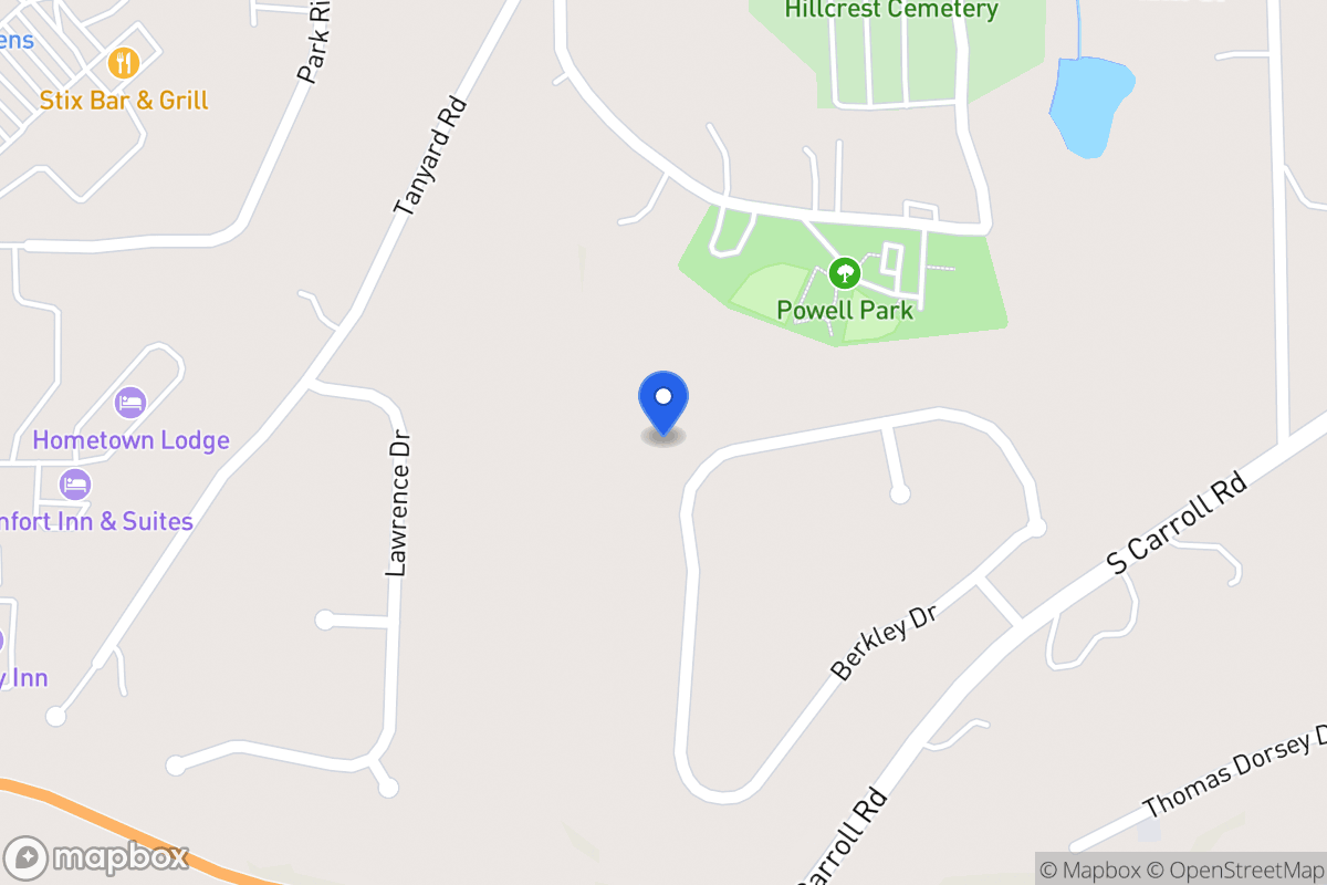 Map of 203 Berkley Dr