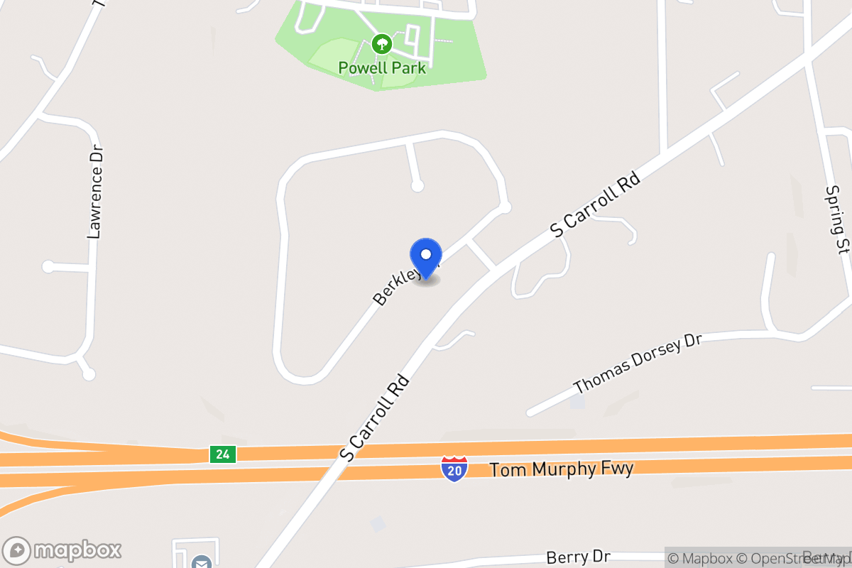 Map of 319 Berkley Dr