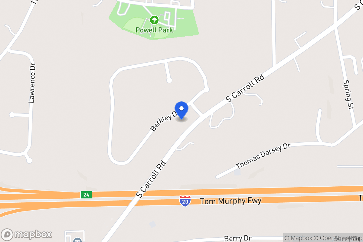 Map of 323 Berkley Dr