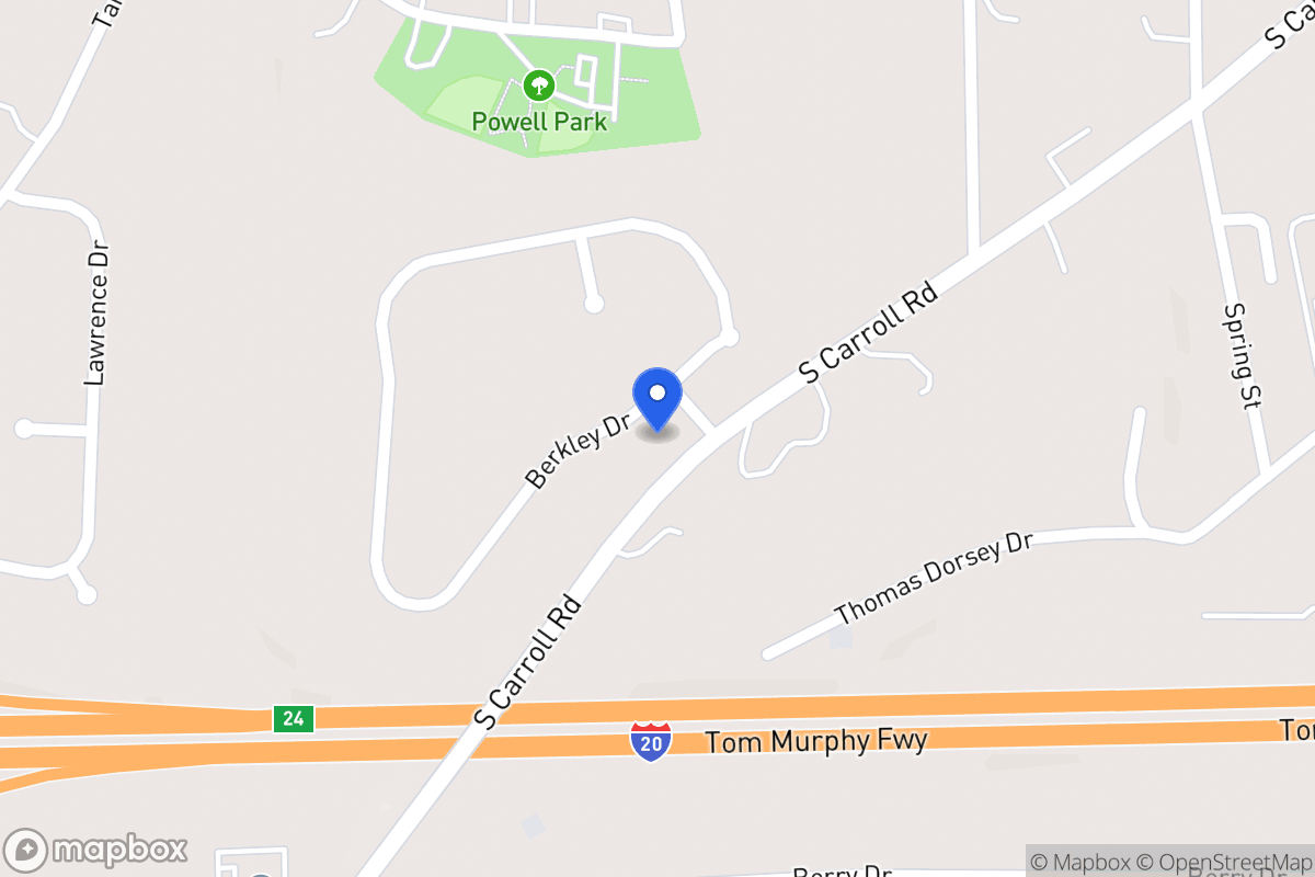 Map of 327 Berkley Dr
