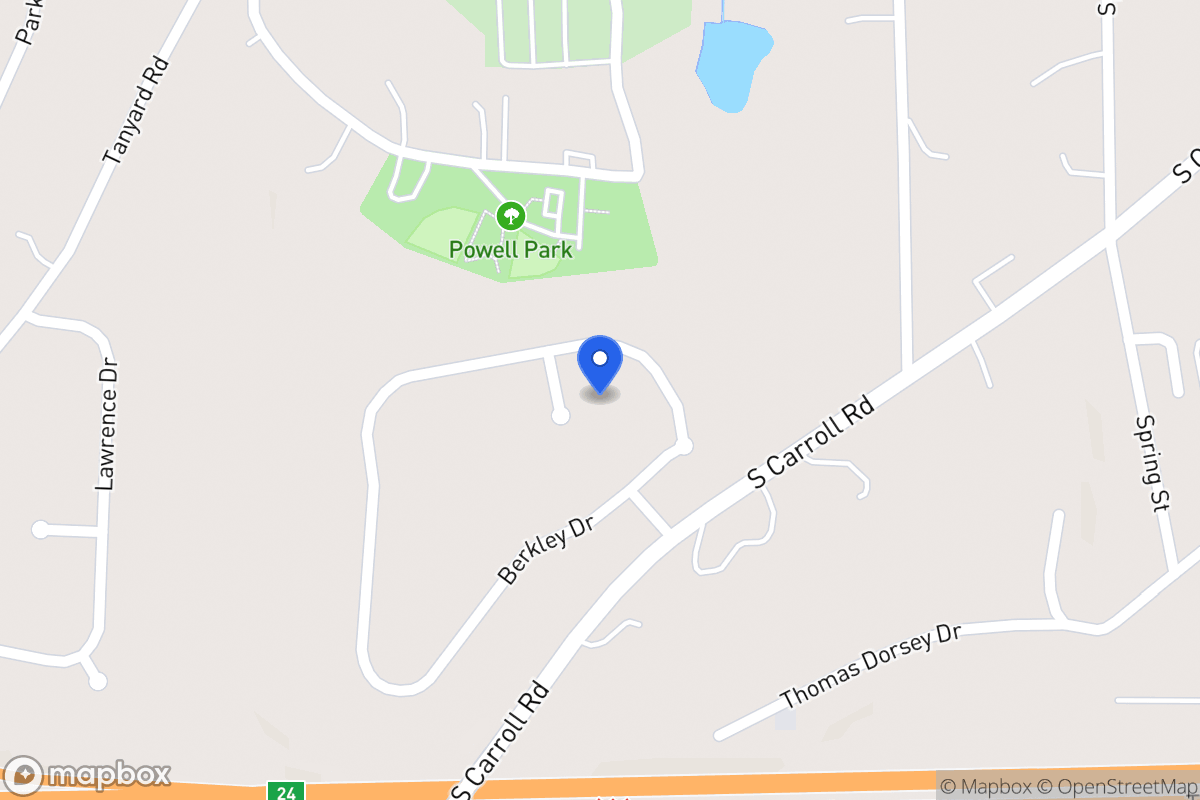 Map of 404 Chastain Ct