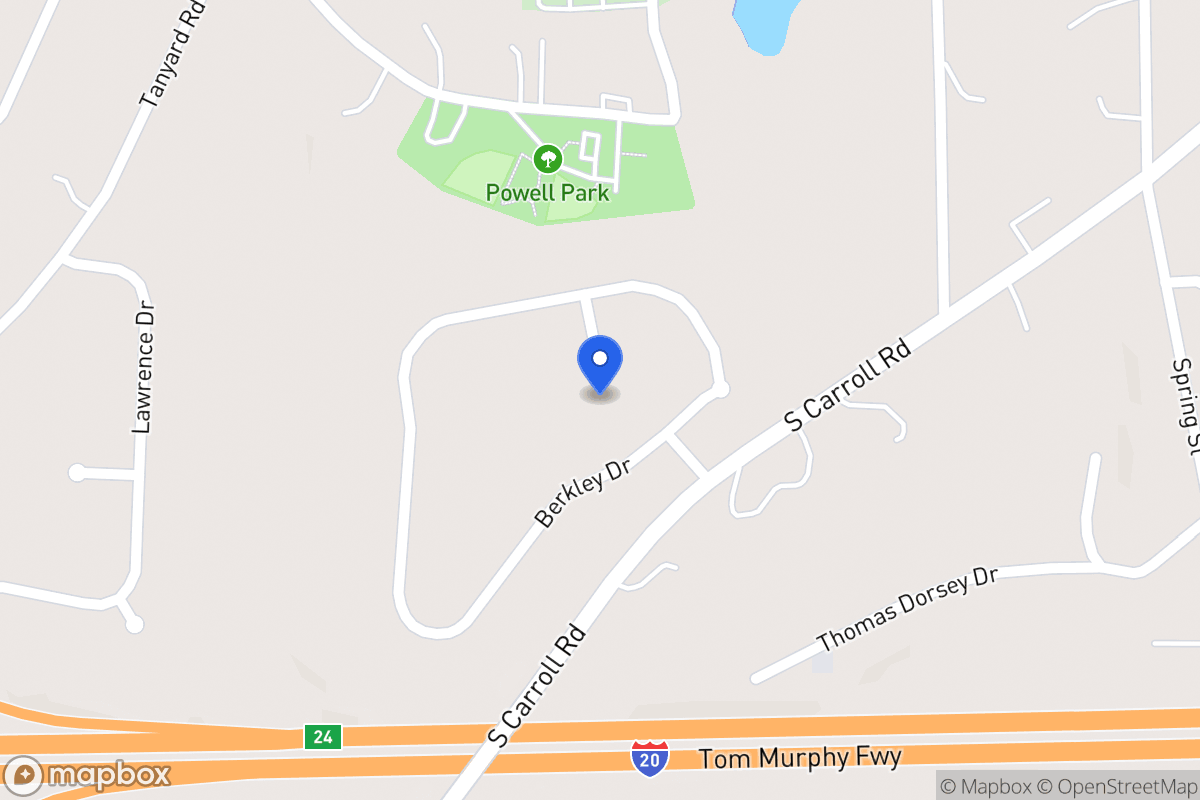 Map of 412 Chastain Ct