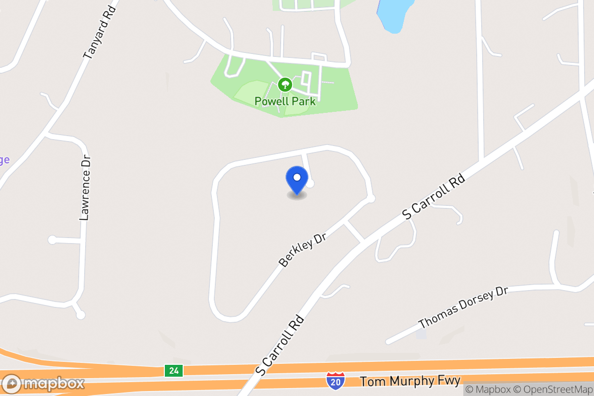 Map of 409 Chastain Ct
