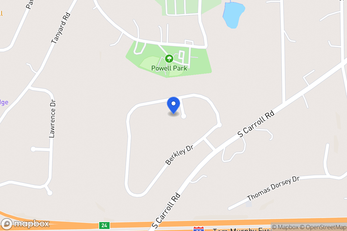 Map of 405 Chastain Ct