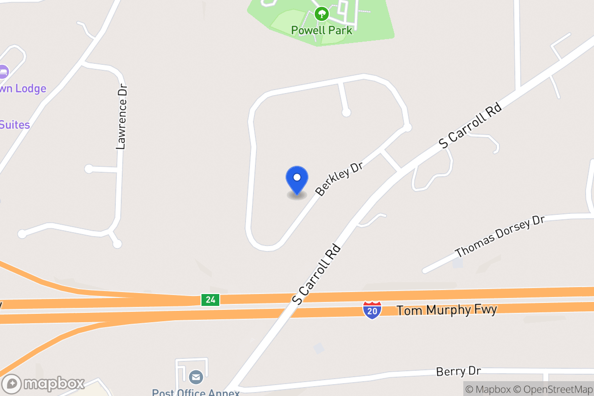 Map of 302 Berkley Dr