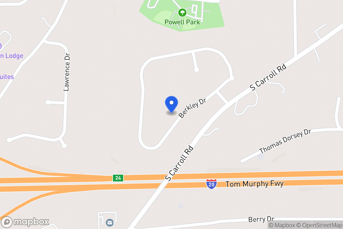 Map of 306 Berkley Dr