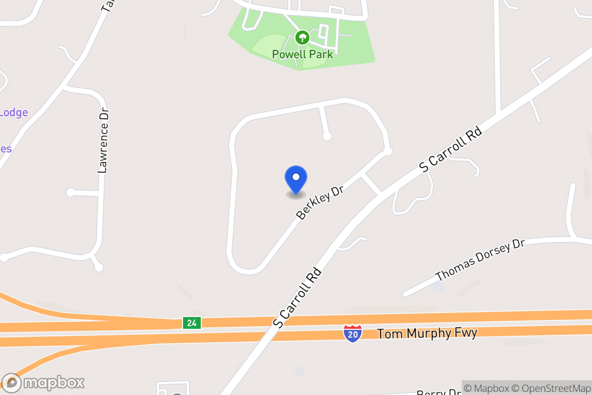 Map of 314 Berkley Dr