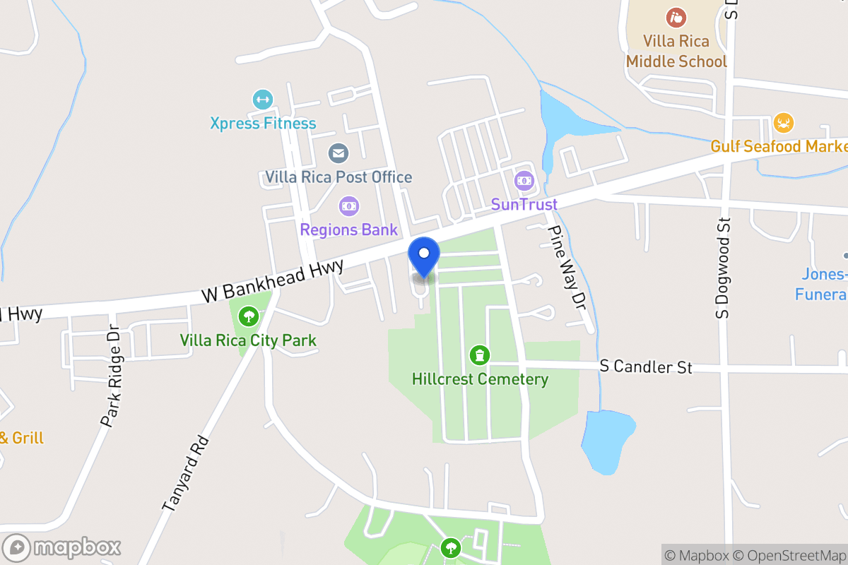 Map of 512 W Bankhead Hwy