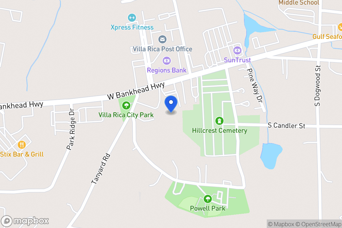 Map of 518 W Bankhead Hwy