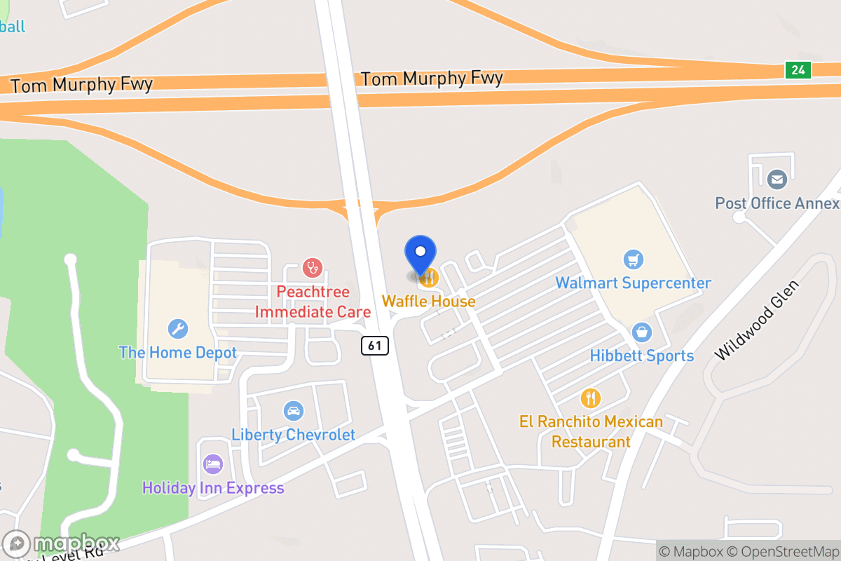 Map of 592 61 Hwy