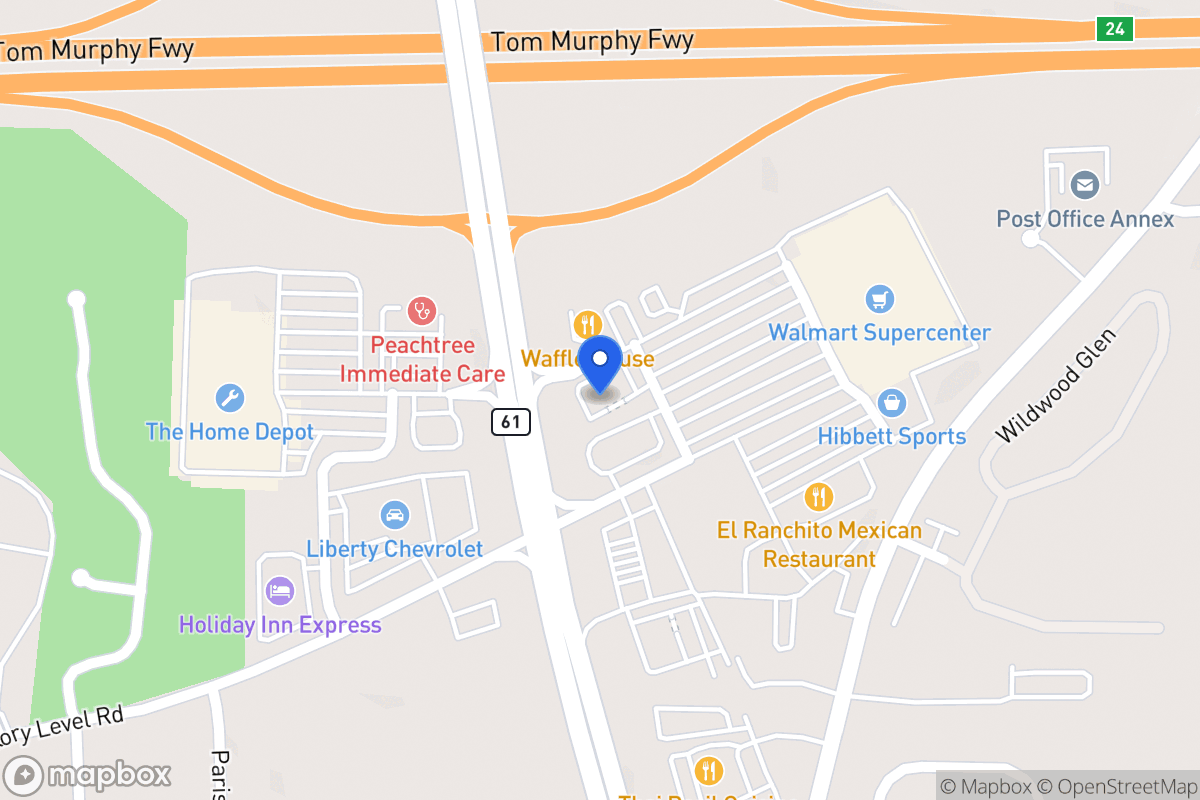 Map of 588 61 Hwy