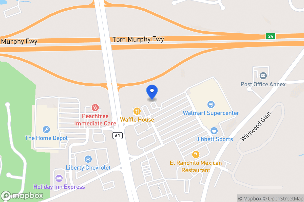 Map of 596 61 Hwy