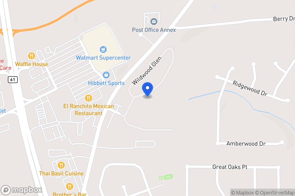 Map of 540 S Carroll Rd