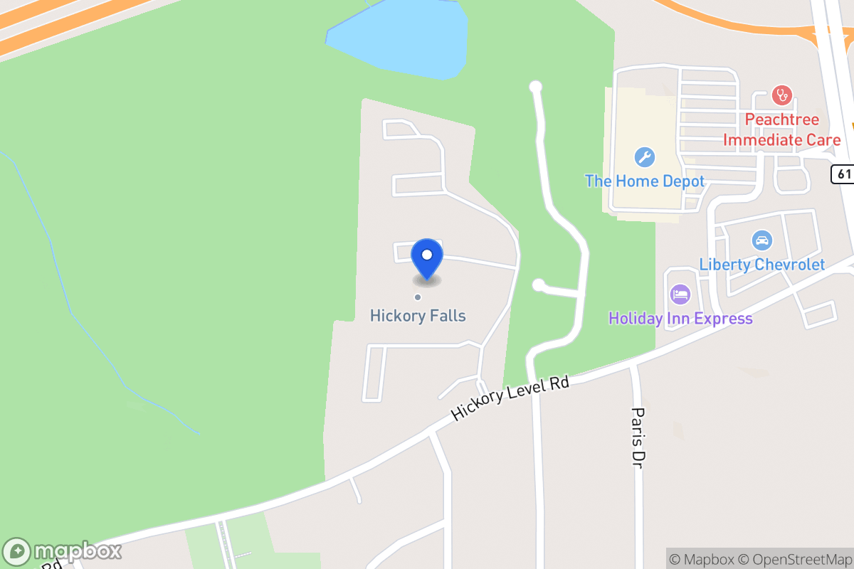 Map of 801 Hickory Level Rd