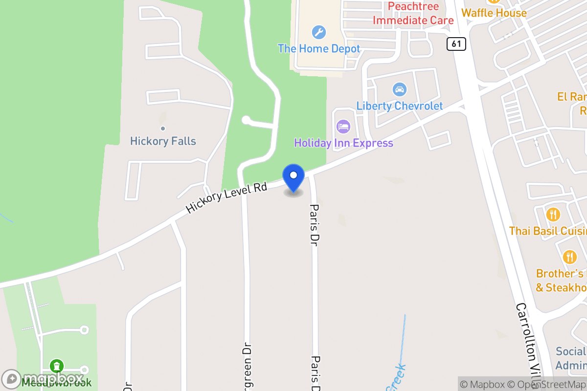 Map of 115 Paris Dr