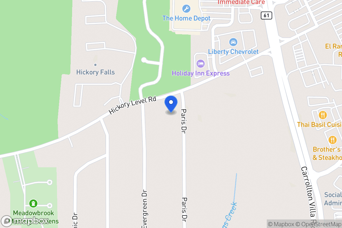 Map of 127 Paris Dr