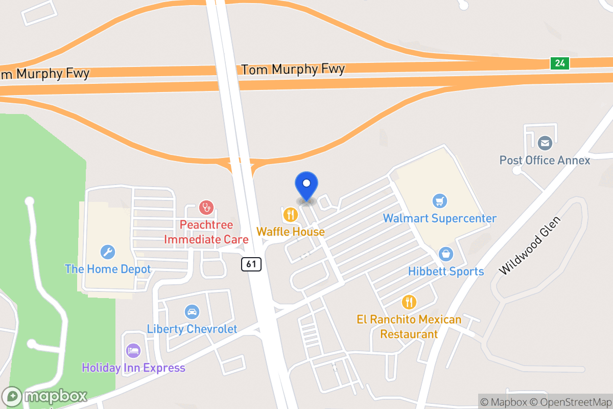 Map of 594 61 Hwy
