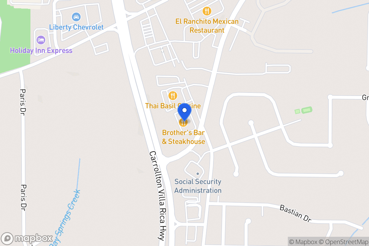 Map of 901 S Carroll Rd