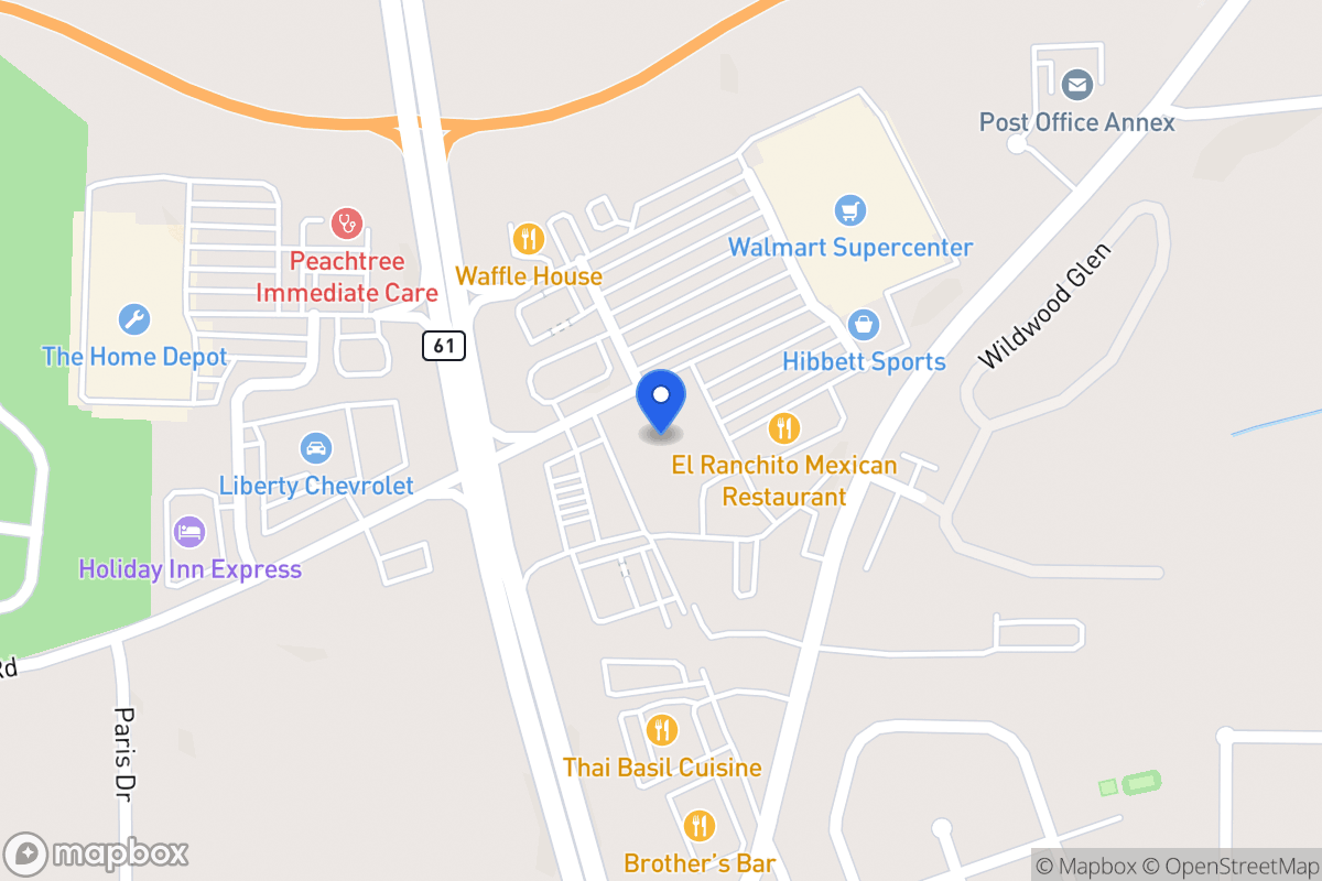 Map of 610 Hickory Level Rd
