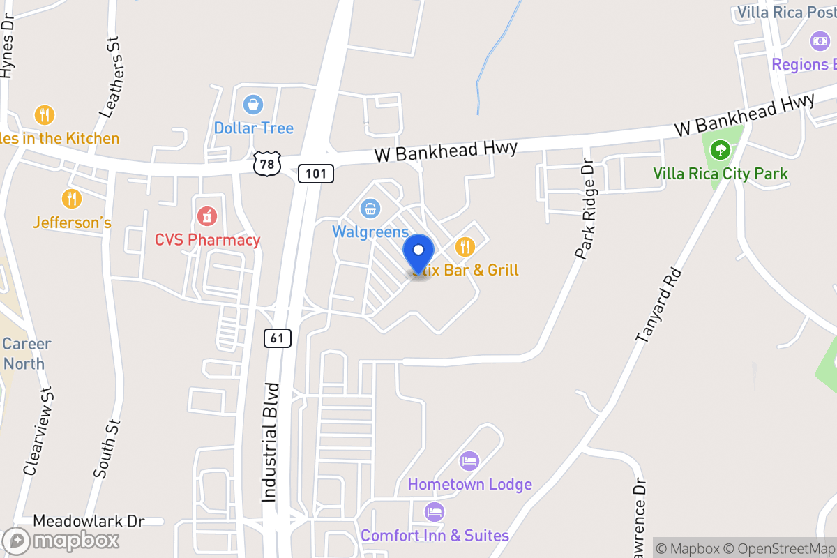 Map of 664 W Bankhead Hwy