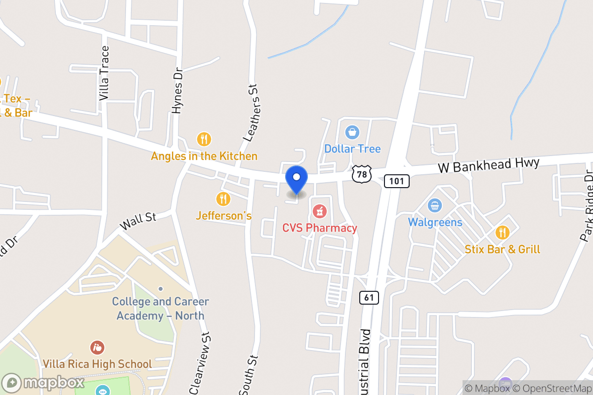 Map of 738 W Bankhead Hwy