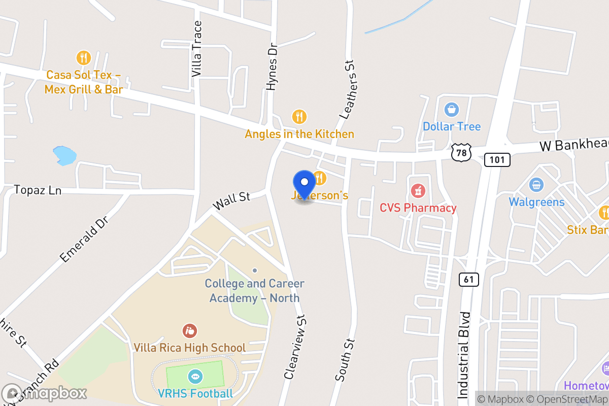 Map of 600 South St