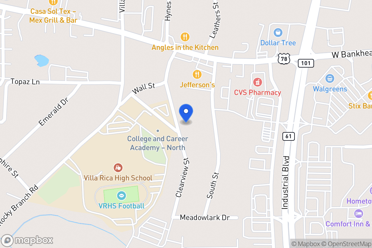 Map of 620 Clearview St