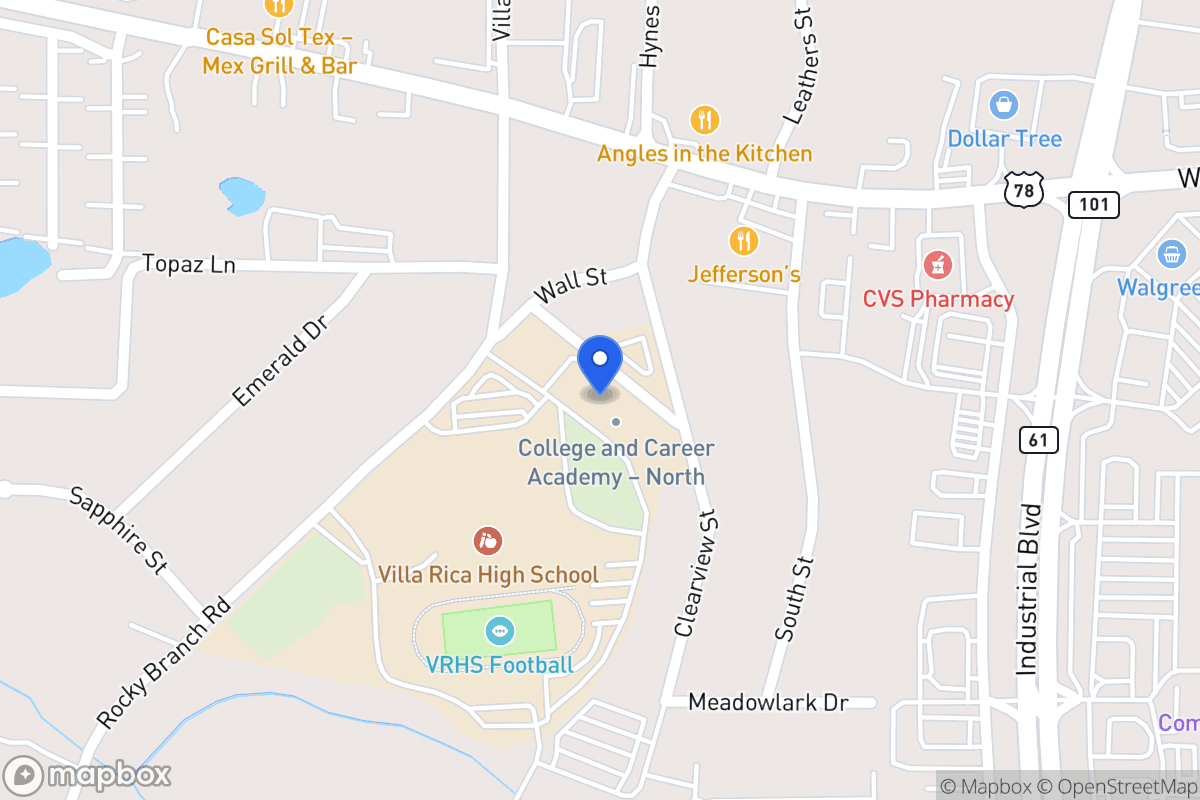 Map of 604 Wall St
