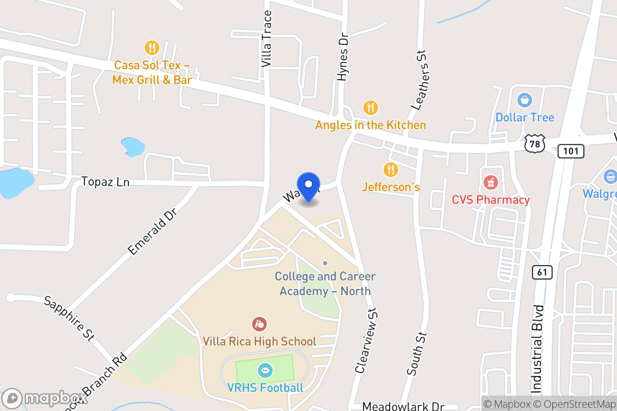 Map of 608 Wall St