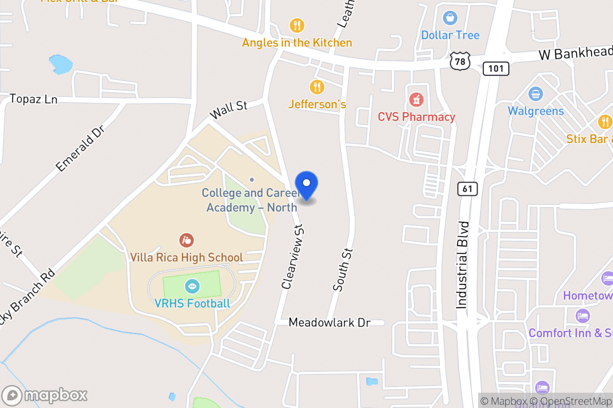 Map of 628 Clearview St
