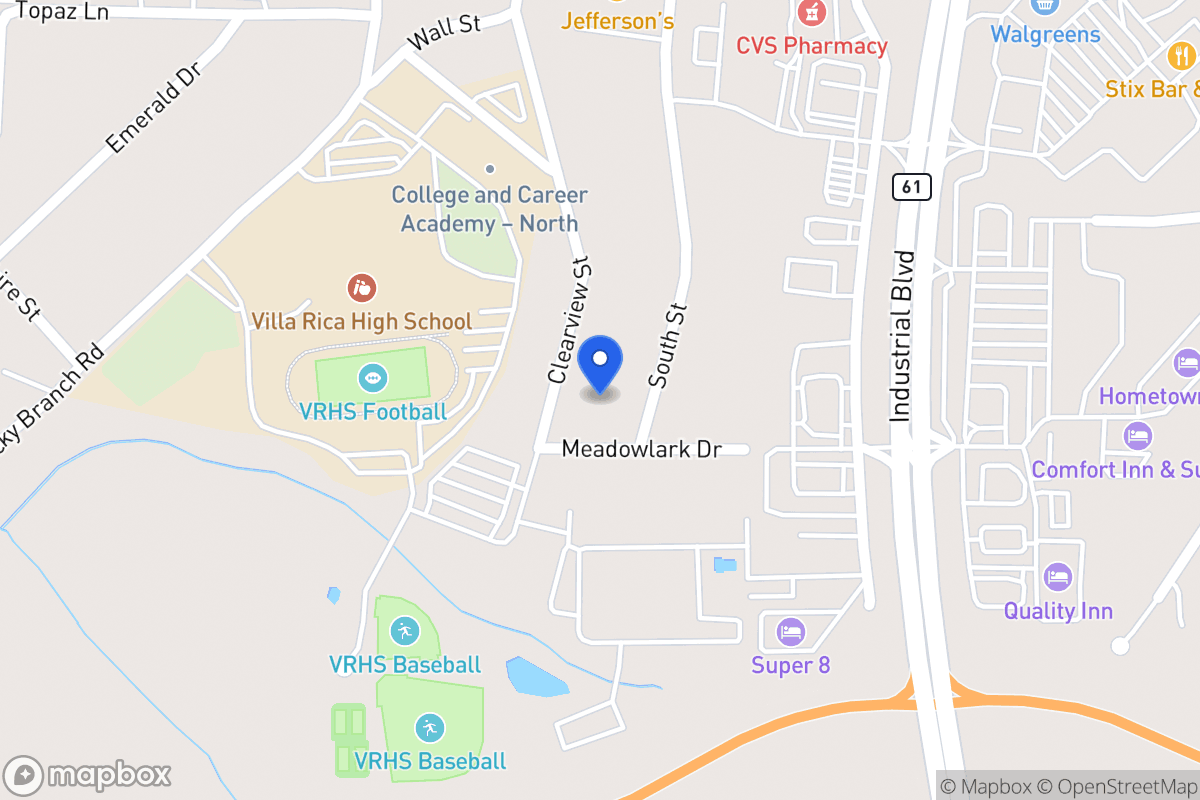 Map of 650 Clearview St