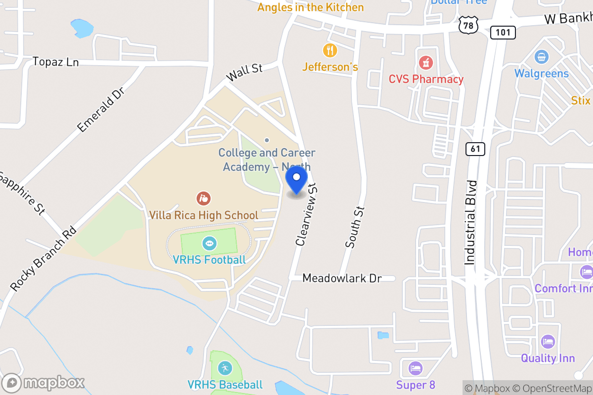 Map of 639 Clearview St