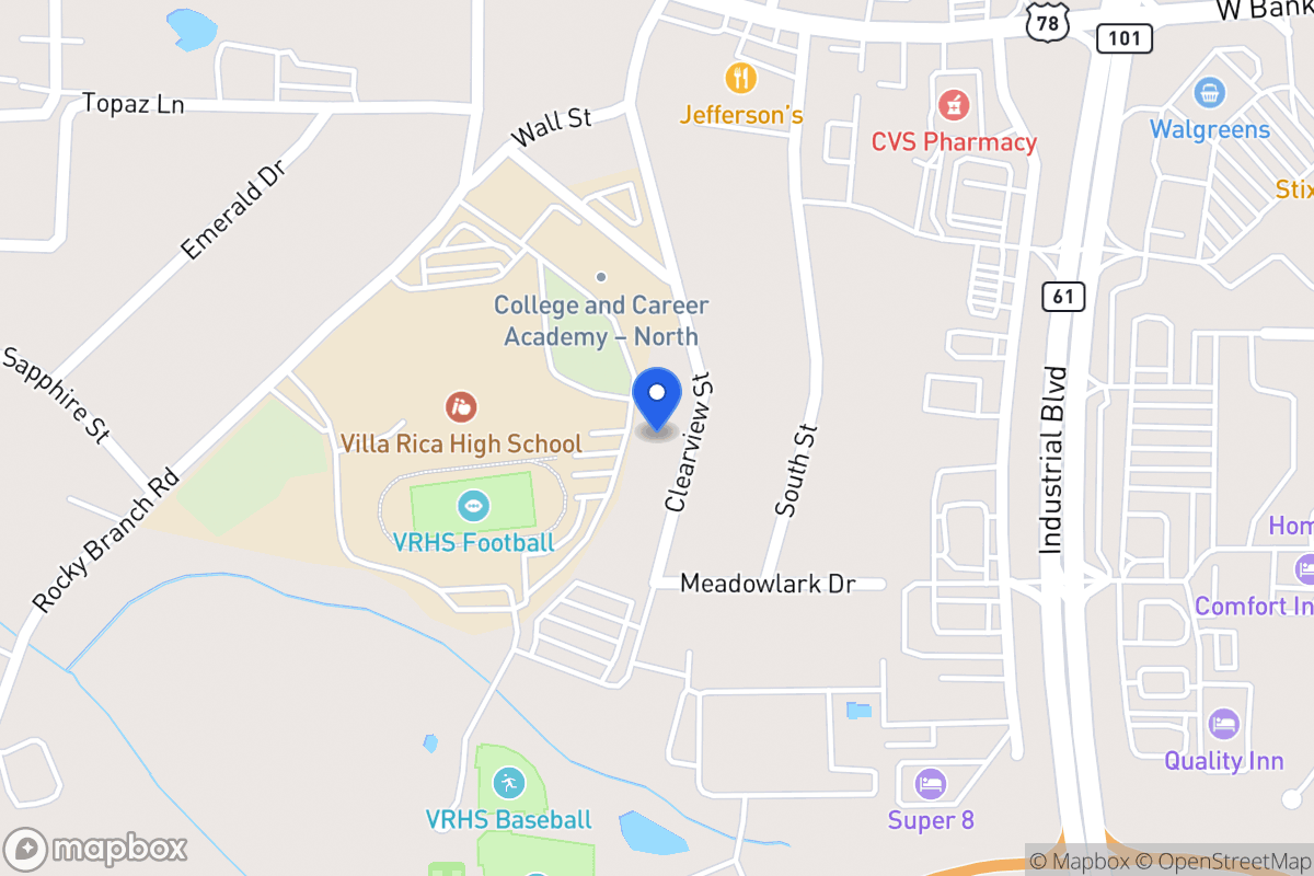 Map of 643 Clearview St