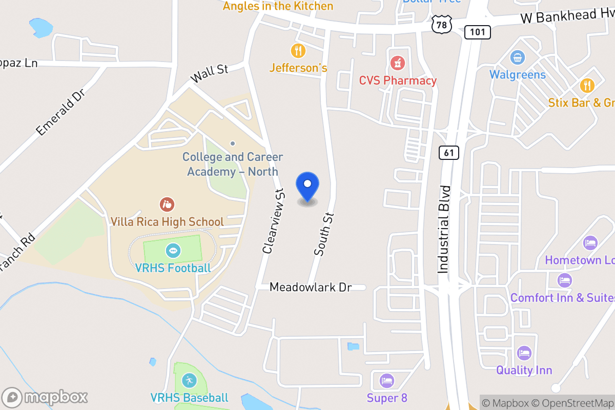 Map of 636 Clearview St