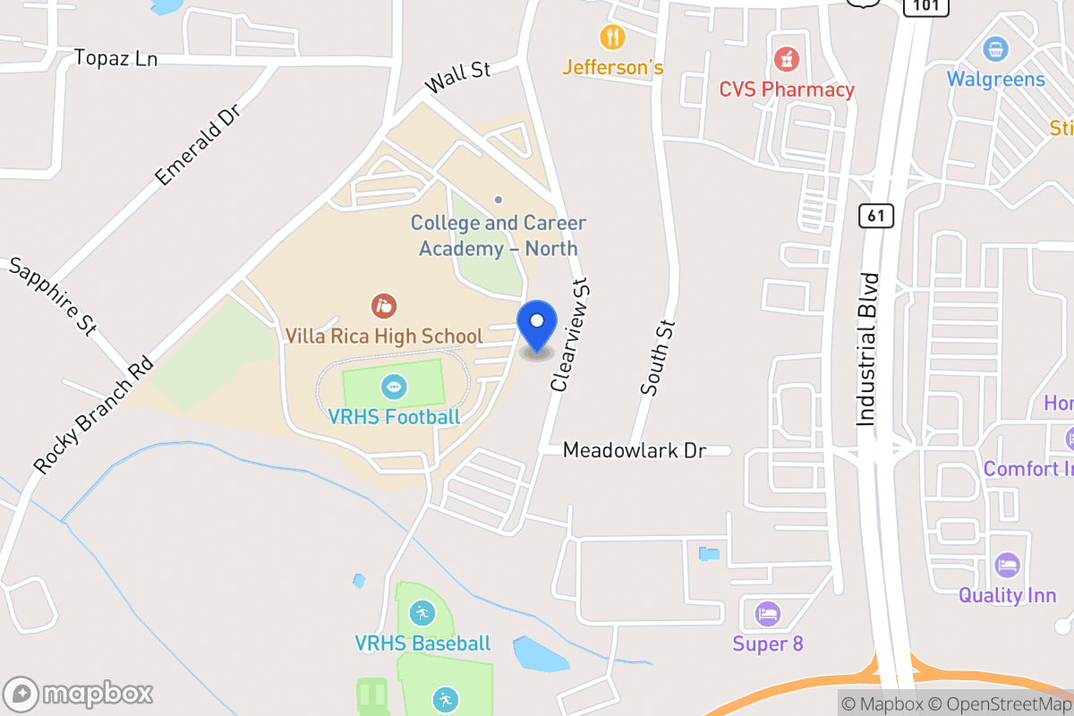 Map of 647 Clearview St