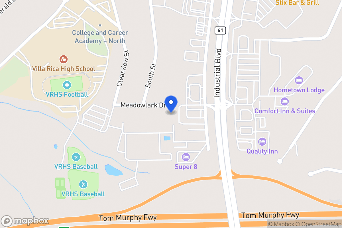 Map of 722 Meadowlark Dr