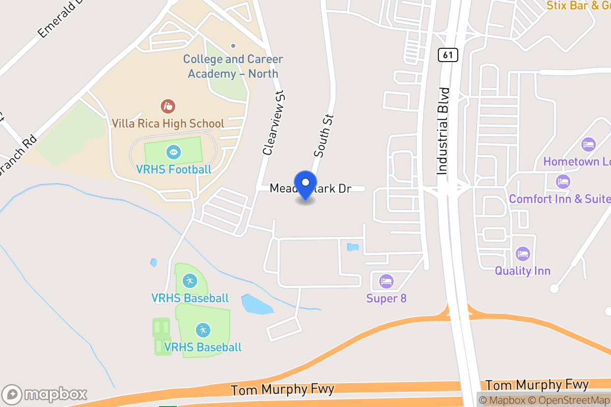 Map of 734 Meadowlark Dr